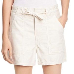 NWT $285 Vince drawstring patch pocket shorts